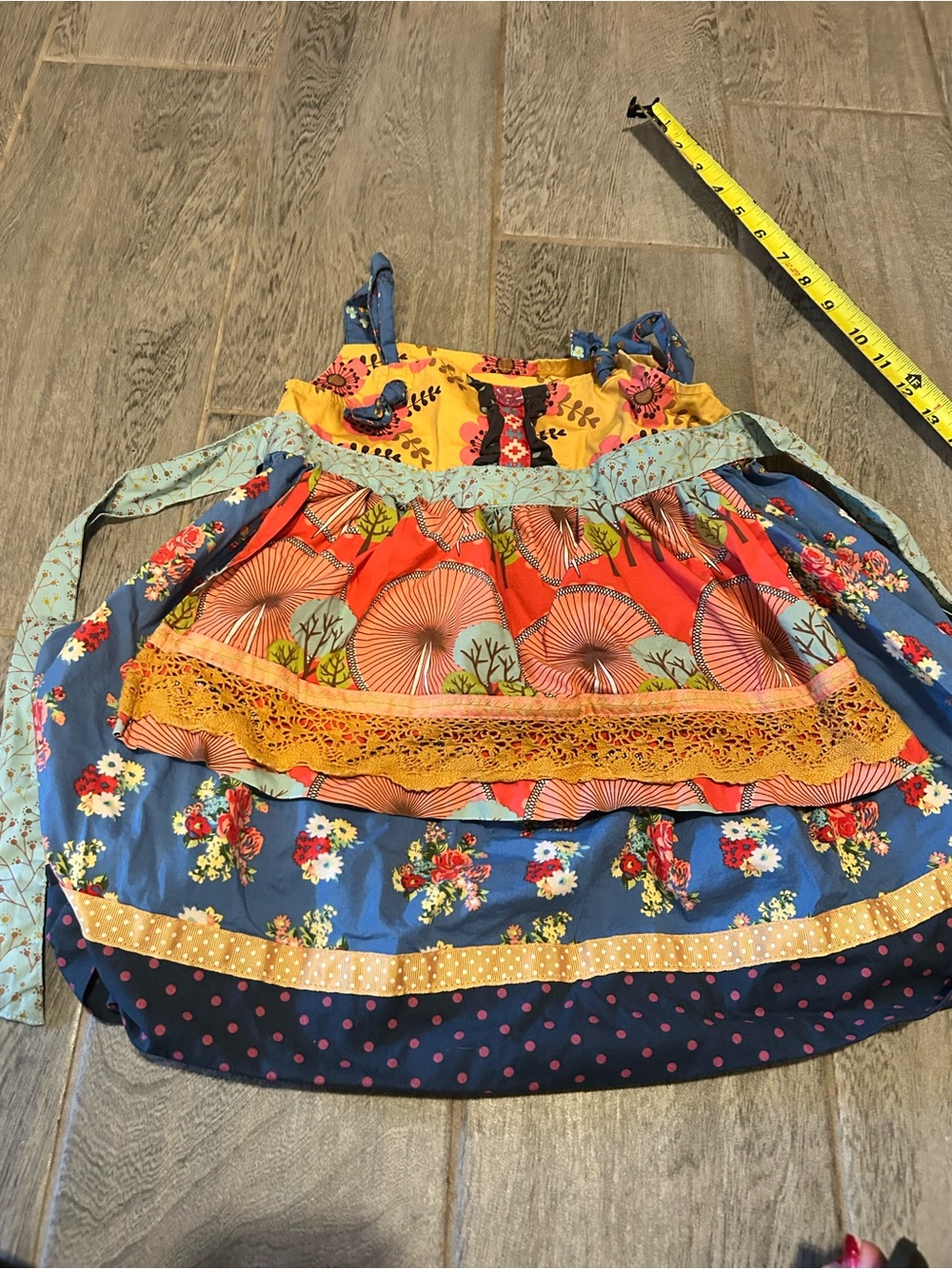 Matilda Jane Yellow and Blue Floral Dress - size 4